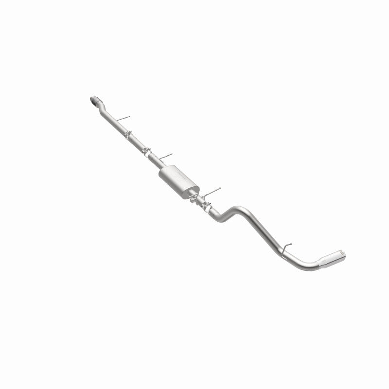 Magnaflow catback exhaust for Chevy Silverado V8 5.3L, stainless steel, single passenger side rear exit, performance muffler system