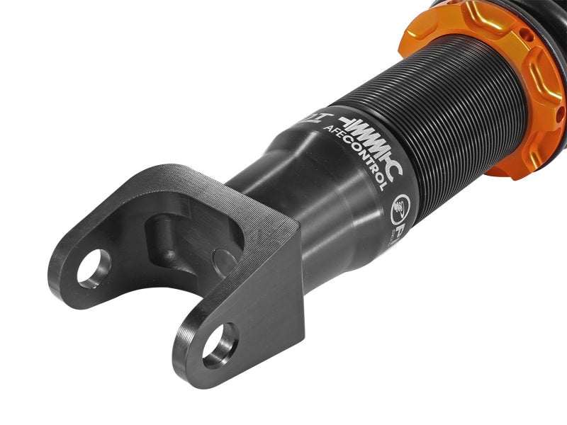 aFe Control PFADT Series Featherlight single adjustable coilover system for Chevy Corvette 2014-2015, showing the coilover components.