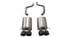 Black Corsa Performance axle-back exhaust with 4.5-inch tips for 2005-2007 Chevrolet Corvette C6 6.0L/6.2L engine, sporty design