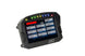 AEM CD-5LG Carbon Logging Digital Dash Display gauge with internal 10Hz GPS and antenna, showing digital readouts and data ports.