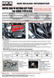 HKS Super SQV4 blow off valve return kit for FL5, installed on a car engine with visible hoses and mounting components.