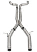 CORSA Performance X-Pipe for Chevrolet Camaro SS 2016-2024 with 6.2L V8 engine, showcasing the stainless steel pipe and fittings.