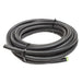 Black Snow Performance Snow 8AN braided stainless PTFE hose for injection pump systems, 30ft length.