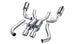 Black Corsa Performance axle back exhaust for Chevy Corvette C7 6.2L V8, dual rear exit with 2.75-inch valve-back design.
