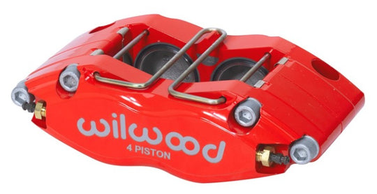 Wilwood DPR-DS red performance brake caliper with 1.62-inch piston and dust seal, designed for 0.810-inch rotors.