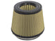 aFe MagnumFLOW air filter IAF PG7 for drop-in installation, with pleated design and branded frame, in a close-up view