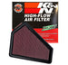 K&N Engineering replacement air filter for Cadillac CTS/CTS-V 3.6L V6 engine, drop-in design, visible filter material and frame.