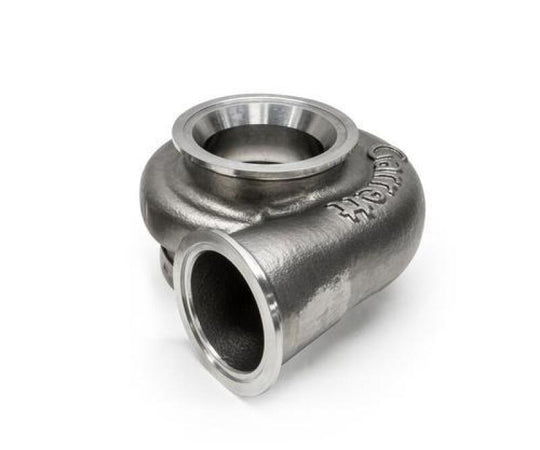 Garrett G38/GXR38 turbine housing kit with V-band clamp, 0.95 A/R, high-performance turbocharger component for automotive use