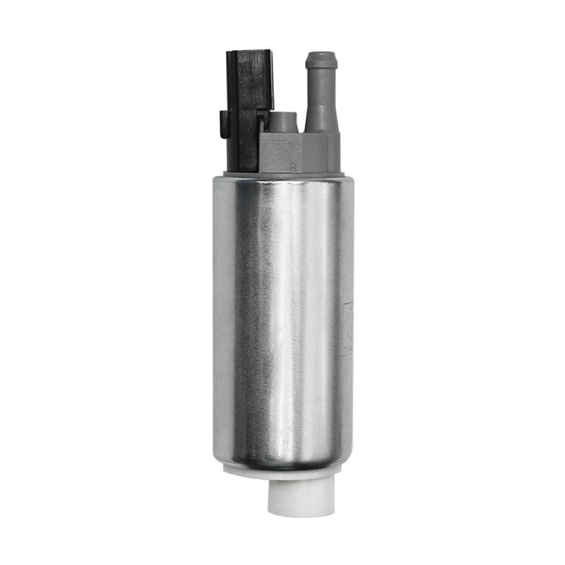 Walbro 85-98 GM fuel pump for cars and trucks, 255LPH, shown installed or isolated, automotive performance fuel pump.