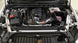 K&N Engineering cold air intake kit installed in a 2019 Chevy Silverado or GMC Sierra 1500 V8-5.3/6.2L engine.
