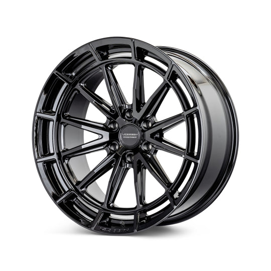 Vossen HFX-5 forged wheel, 20x9.5 inches, gloss black finish, deep face design, 6x139.7 bolt pattern, ET30, 106.1mm center bore