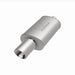 MagnaFlow muffler with tip, model RS 14x5x8, featuring 2.25/4 inch inlet and outlet, automotive exhaust part.