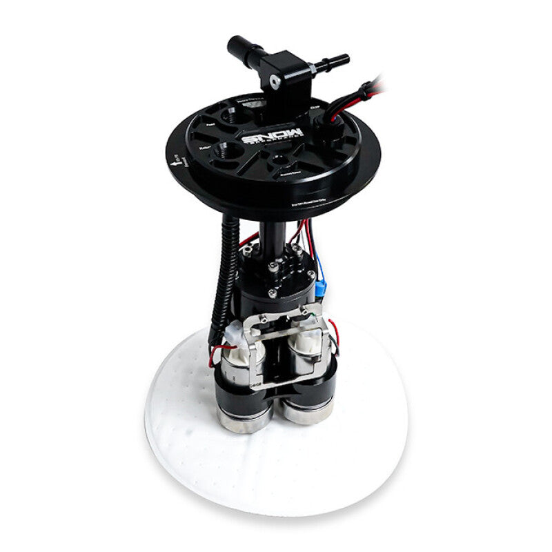Snow Performance GM Half Ton High Output Fuel Hat for 2019+ Chevrolet trucks, high-performance fuel pump component.