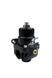 Aeromotive adjustable fuel pressure regulator with 3-15 PSI range, .313 valve, two -08 inlets and -08 return fittings.