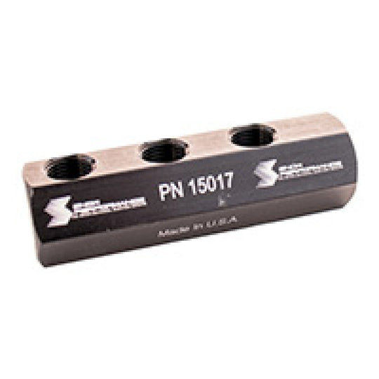 Snow Performance 6 Port Water Meth Controllers distribution block with multiple ports for efficient fluid control.