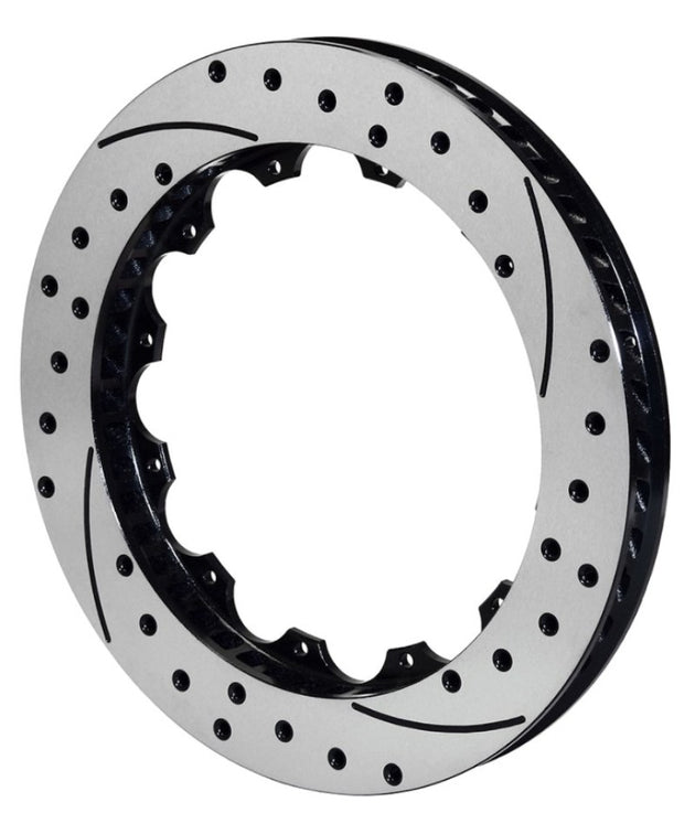Wilwood GT Curved Vane Rotor Spec-37 iron brake rotor, 12x8.75 inch, right side, 2-piece design for performance vehicles