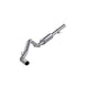 MBRP catback exhaust system for 2011-2013 Chevy Silverado 1500 and GMC Sierra 6.2L V8, single side, 3.5-inch pipe.