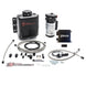 Snow Performance Stage 2 Boost Cooler water methanol injection kit with SS braid line and 4AN fittings for engine cooling.