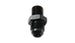 Vibrant straight adapter from -4AN to 10mm x 1.0 metric fitting, showing the metal fitting with threaded ends.