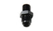 Vibrant straight adapter from -4AN to 10mm x 1.0 metric fitting, showing the metal fitting with threaded ends.