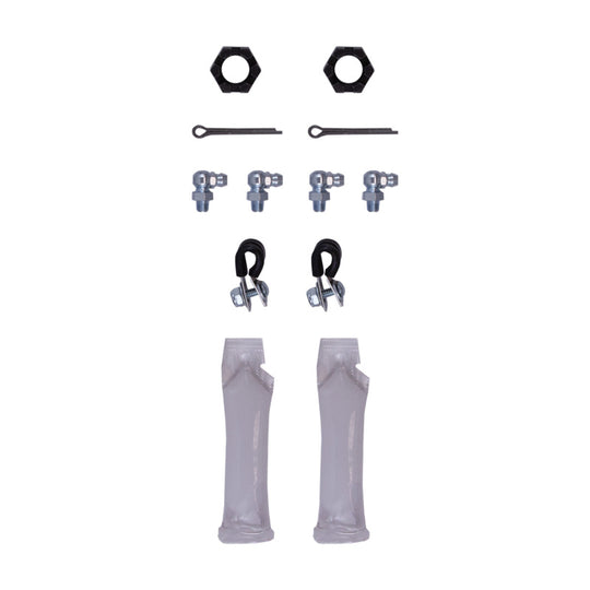 Bilstein front upper control arm kit for 2007-2016 Chevy Silverado 1500 and GMC Sierra 1500, showing control arms and mounting hardware