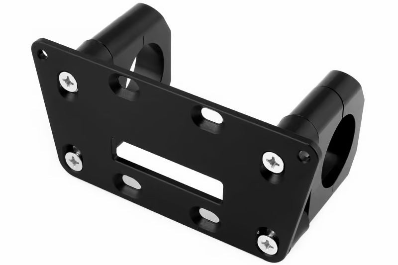 Haltech NEXUS PD16 tube mount kit with gauge components, designed for 1.625-inch diameter tubes, showcasing mounting hardware.