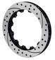 Wilwood SRP48 brake rotor, 12.88 x 1.10-inch, 2-piece drilled rotor for 12-inch, 8.75-inch bolt pattern, black finish.