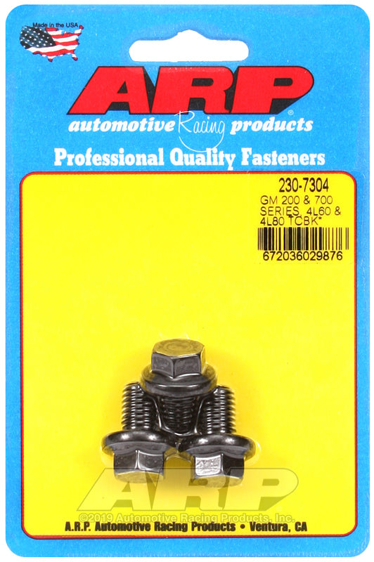 ARP GM 200 & 700 4L60 & 4L80 torque converter bolt kit with hardware components for automatic transmissions.
