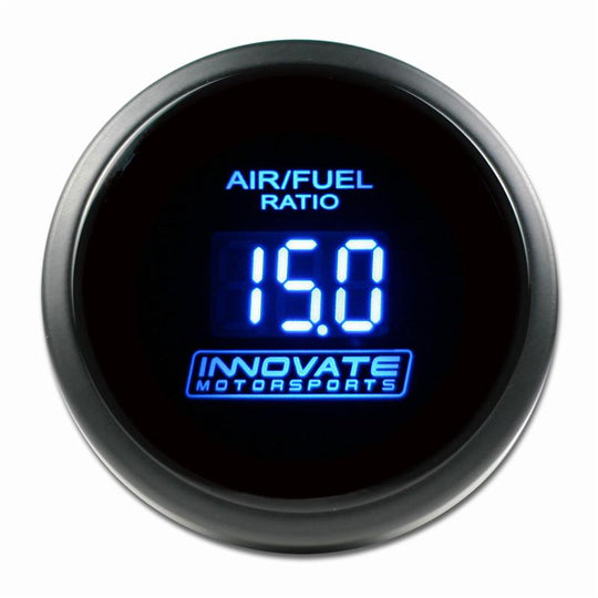Innovate Motorsports DB-Gauge Blue non-illuminated gauge for vehicle monitoring, featuring a sleek blue dial and precise measurement display.