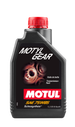 Motul 1L Motylgear 75W85 gear oil bottle, API GL-4/-5, suitable for transmission and gear systems, with a black and orange label