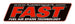 FAST Billet Fuel Rail Kit for LSXR, polished aluminum fuel rails with mounting hardware and fuel injectors attached.