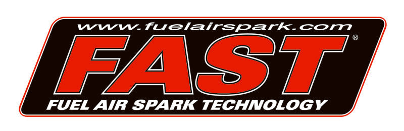 FAST Billet Fuel Rail Kit for LSXR, polished aluminum fuel rails with mounting hardware and fuel injectors attached.