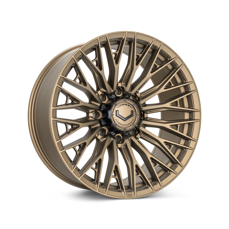 Vossen HFX-6 22-inch terra bronze forged wheel with super deep face, 8x170 bolt pattern, ET-18 offset, for rugged vehicles