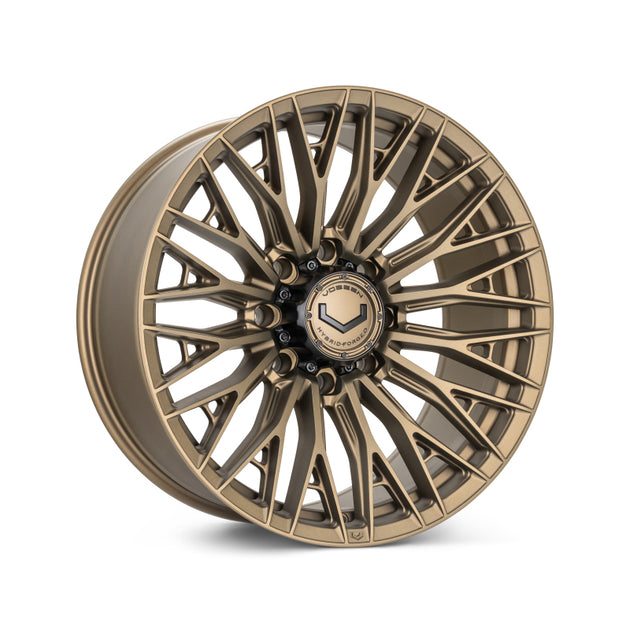 Vossen HFX-6 22-inch terra bronze forged wheel with super deep face, 8x170 bolt pattern, ET-18 offset, for rugged vehicles