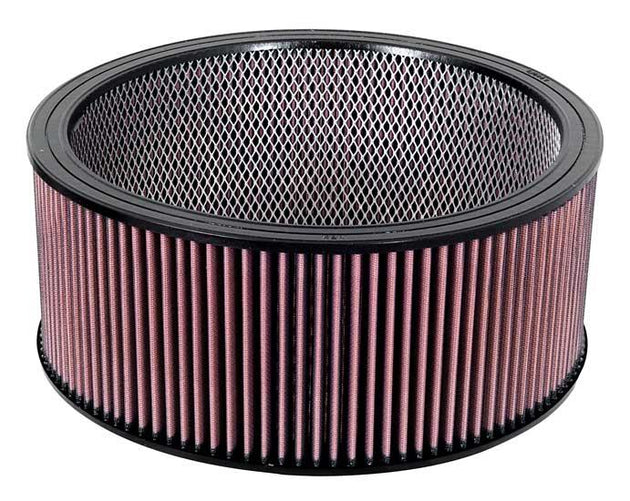 K&N Engineering 14-inch OD, 12-inch ID, 6-inch height drop-in custom air filter with pleated filter media