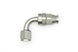 DeatschWerks 8AN female swivel 90-degree hose end fitting with PTFE and olive insert, used for fuel and fluid connections.