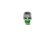 Radium Engineering universal check valve fitting with metal body and inlet/outlet ports, designed for automotive fluid systems.