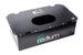 Radium Engineering R10A 10-gallon fuel cell can with metal construction and fuel fittings, designed for automotive fuel storage.