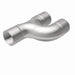 MagnaFlow Y Pipe, 2.50-inch stainless steel, 90-degree smooth transition trans Y pipe for exhaust systems.