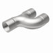 MagnaFlow Y Pipe, 2.50-inch stainless steel, 90-degree smooth transition trans Y pipe for exhaust systems.