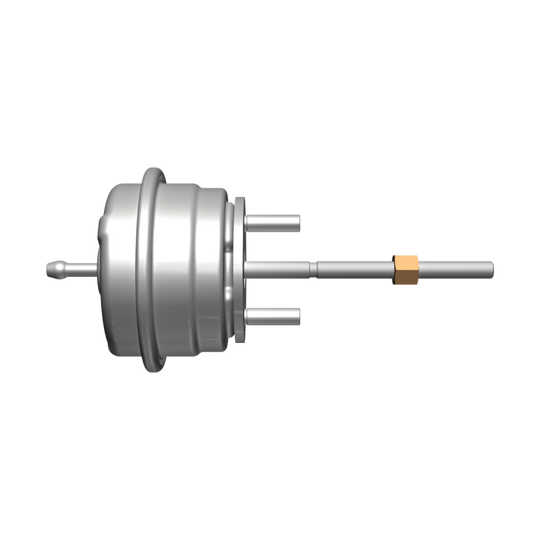 BorgWarner turbo actuator for high boost EFR with 55mm and 58mm TW, featuring a durable metal housing and adjustment components.