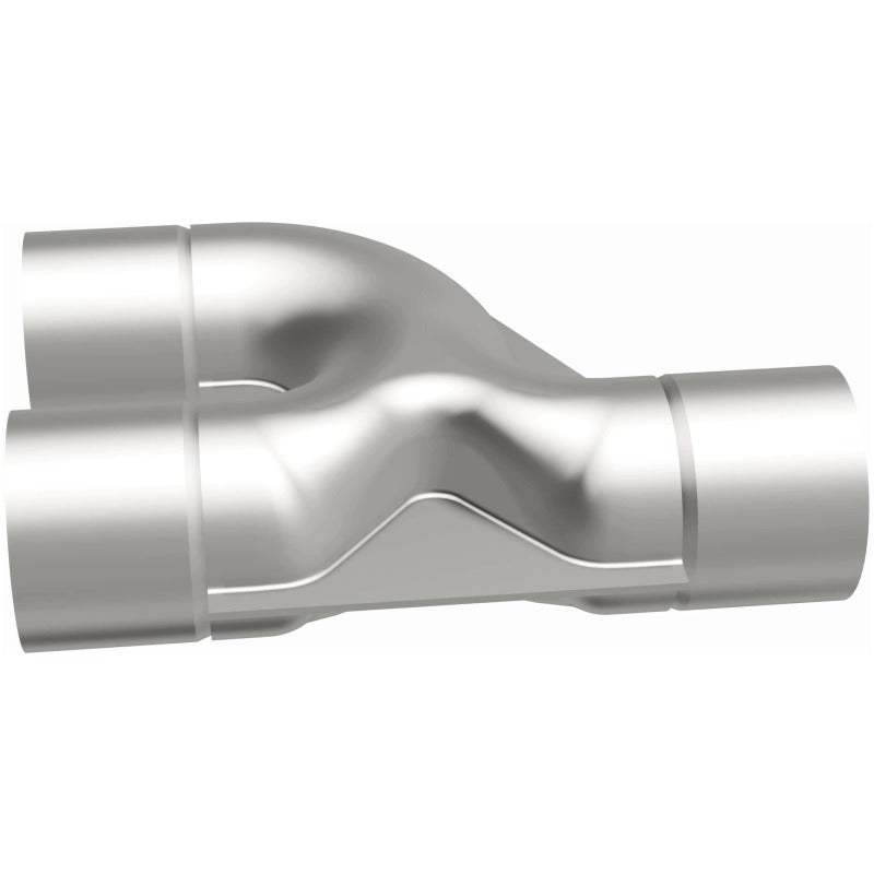 MagnaFlow Smooth Trans Y pipe, 2.50-inch stainless steel, 90-degree Y pipe for exhaust systems, black finish, durable construction