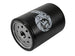 aFe ProGuard D2 oil filters for 2001-2017 GM diesel trucks V8 6.6L engine, set of four, showing brand and filter design.