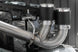 MBRP axle back exhaust for Chevrolet Corvette C8 2020-2023 with quad split rear exit and carbon fiber tips, T304 stainless steel.