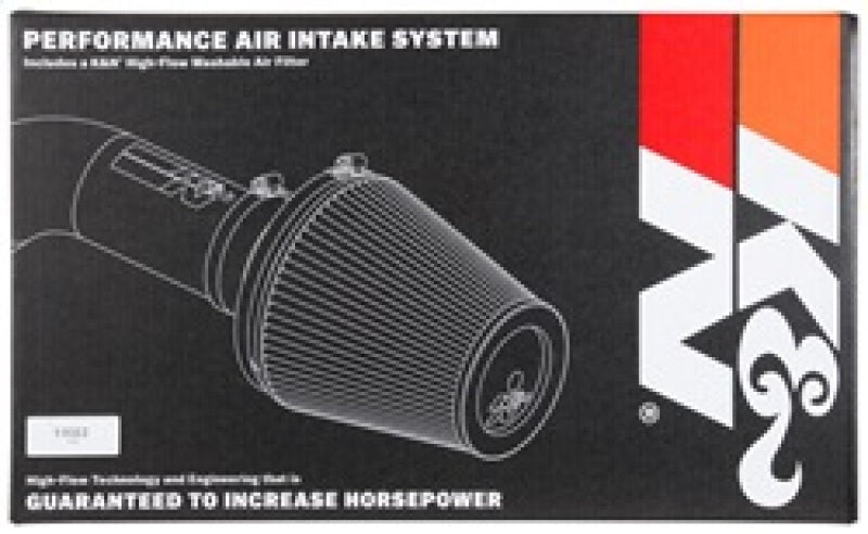 K&N Engineering cold air intake kit for Chevy/GMC 1500 V-8 5.3/6.2L engines, featuring air filter and intake tubing.