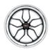 Weld S107 Laguna 22x8.5 cast wheel in gloss black with 5x127 bolt pattern, ET06 offset, and 78.1mm bolt circle diameter.