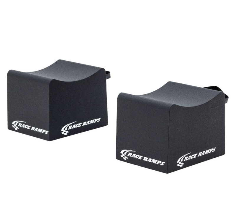 Race Ramps 10-inch one-piece multi-purpose wheel cribs showing sturdy design and durable construction for supporting vehicle wheels.