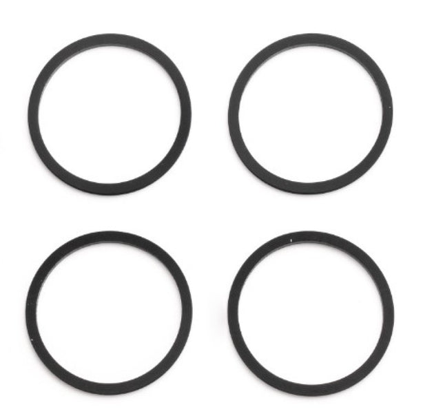Wilwood brake caliper rebuild kit with four 1.38-inch square seal O-rings for brake system maintenance.