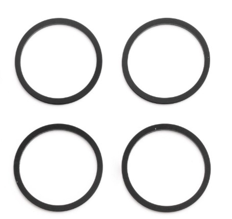 Wilwood brake caliper rebuild kit with four 1.38-inch square seal O-rings for brake system maintenance.