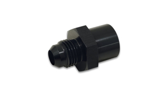 Vibrant male to female metric AN adapter fitting, AN-8 size, with M14 x 1.5 threads for automotive or fluid transfer applications